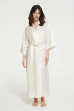 Load image into Gallery viewer, Ginia long silk robe GLR601B