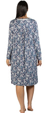Load image into Gallery viewer, Yuu Long Sleeve Dahlia floral Nightdress Y319D