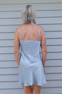 Carmen Kirstein silk chemise with lace