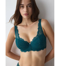Load image into Gallery viewer, Triumph Amourette Sparkle Bra in Teal Green