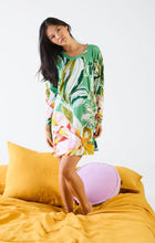 Load image into Gallery viewer, Kip &amp; Co Somerset Green Organic Cotton Long Sleeve Nightie