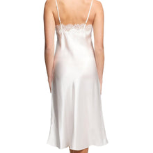 Load image into Gallery viewer, Sainted Sisters Scarlett Mid Length Silk Chemise in Ivory