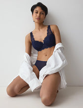 Load image into Gallery viewer, Triumph Amourette Sparkle Bra in Navy Admiral
