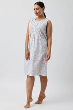 Load image into Gallery viewer, Schrank pansies sleeveless nightie sk807p5