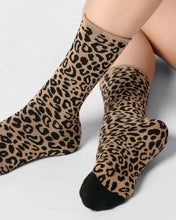 Load image into Gallery viewer, OROBLÙ Leopard Socks VOBC68279