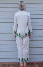 Load image into Gallery viewer, Carmen Kirstein 100%Cotton White Pyjama Set made in New Zealand