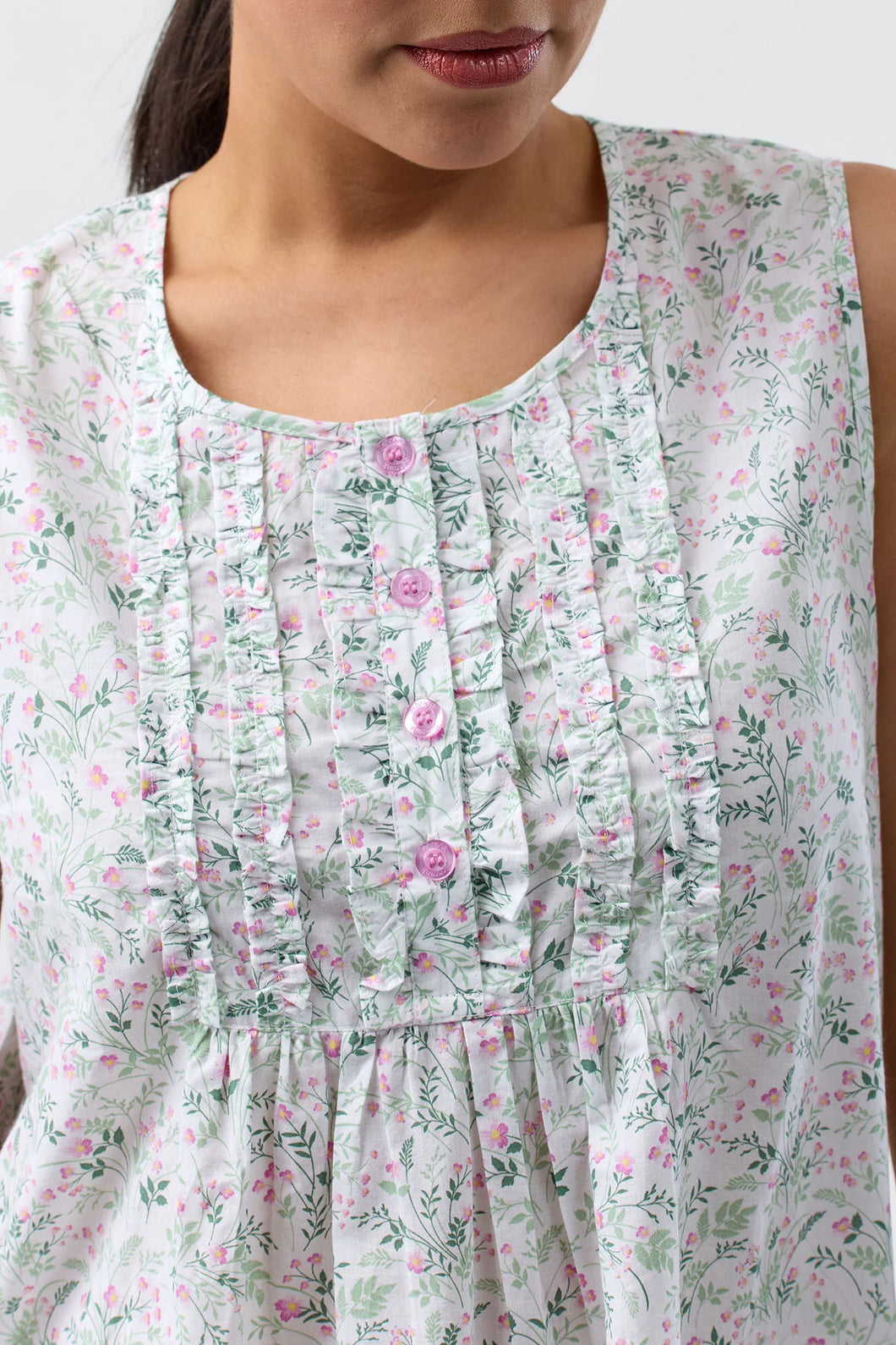 Schrank pansies sleeveless nightie sk807p5