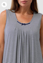 Load image into Gallery viewer, Yuu STRIPE S'LESS NIGHTIE NAVY - Y463S6