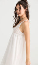 Load image into Gallery viewer, Blossomtime cotton &amp; lace slip.