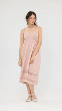 Load image into Gallery viewer, Blossomtime cotton &amp; lace slip.
