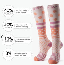 Load image into Gallery viewer, Bamboo Compression Travel Socks