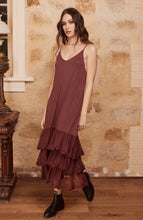 Load image into Gallery viewer, Evangeline Lace Slip in Bordeaux