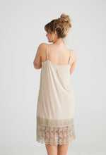 Load image into Gallery viewer, Marisol Lace Edge Slip in Sandcastle