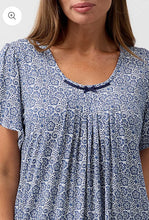 Load image into Gallery viewer, Yuu LACE GROSGRAIN NIGHTIE NAVY - Y302L6