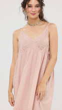 Load image into Gallery viewer, Blossomtime cotton &amp; lace slip.
