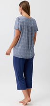 Load image into Gallery viewer, Yuu LACE PJ SET 3/4 PANT - NAVY - Y262L6