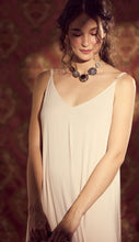 Load image into Gallery viewer, Evangeline Lace Slip in Stone.