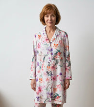 Load image into Gallery viewer, Carmen Kirstein 100% Cotton Shirt Dress Comfortable Nightie