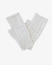 Load image into Gallery viewer, Antler Florence Fingerless Angora Ultra Soft Gloves Black and Grey