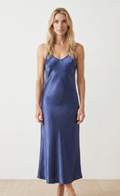 Load image into Gallery viewer, Essence calf length Satin chemise Nightie 051CHC