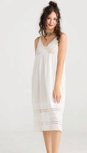 Load image into Gallery viewer, Blossomtime cotton &amp; lace slip.