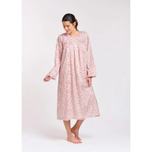 Load image into Gallery viewer, Arabella 100% Cotton Long Sleeve Nightgown in Rosebud MD-757i