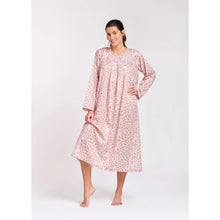 Load image into Gallery viewer, Arabella 100% Cotton Long Sleeve Nightgown in Rosebud MD-757i