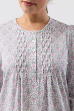 Load image into Gallery viewer, SCHRANK ORIENTAL SMOCK NIGHTIE PINK - SK244O6