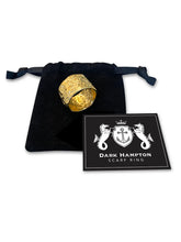 Load image into Gallery viewer, The Dark Hampton Scarf Ring Gold