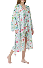Load image into Gallery viewer, Arabella Robe MD-75A1 white with flowers