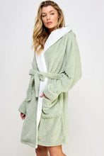 Load image into Gallery viewer, Mint Green Hooded Robe Bewitched Bailey Robe