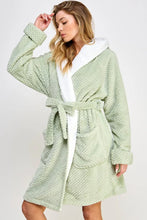 Load image into Gallery viewer, Mint Green Hooded Robe Bewitched Bailey Robe