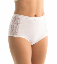 Load image into Gallery viewer, 10000199 COTTON and LACE FULL BRIEF