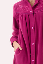Load image into Gallery viewer, Givoni Highpile Mid Button Gown 7GB80 in Gorgeous Grape Colour  One left!
