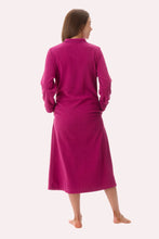 Load image into Gallery viewer, Givoni Highpile Mid Button Gown 7GB80 in Gorgeous Grape Colour  One left!