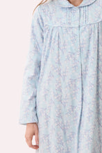 Load image into Gallery viewer, Givoni 7FL88J - JAMIE Flanelette Cotton Comfortable LONG COLLARED NIGHTIE