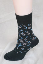 Load image into Gallery viewer, Adage Manuka Flower Merino Sock (Marine, Olive &amp; Firebrick)