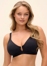 Load image into Gallery viewer, Fantasie Merissa Black Non Wired Triangle Bikini Top Swimwear