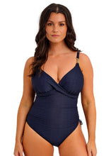 Load image into Gallery viewer, Fantasie Azores Underwire Plunge Swimsuit in Midnight Colour