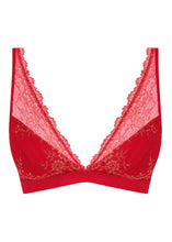 Load image into Gallery viewer, Embrace Lace Grandalia Red/rose Gold Soft Cup Bra by Wacoal