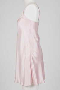 Carmen Kirstein silk chemise with lace