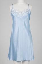 Load image into Gallery viewer, Carmen Kirstein silk chemise with lace