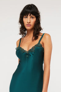 Silk Chemise pintucks and Lace GBS303