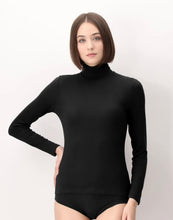 Load image into Gallery viewer, Oroblu perfect line cashmere Turtle neck long sleeve vobt67057