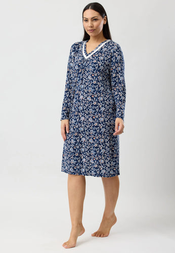 Yuu Long Sleeve java print Nightdress Y319j5