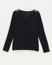 Load image into Gallery viewer, Oroblu perfect line cashmere lace T-shirt long