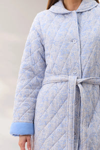 Givoni quilted button Robe 5qp31