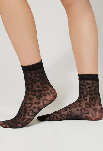 Golden Lady Heart sock L29AZ00