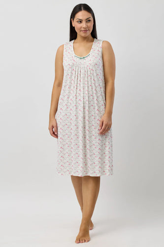 Yuu Sleeveless Tea Rose nightie Y463T5