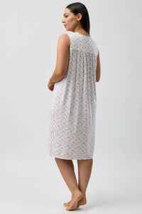Yuu Sleeveless Tea Rose nightie Y463T5